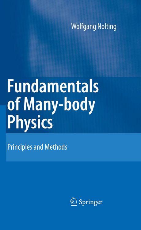 Produktbild: Fundamentals of Many-body Physics