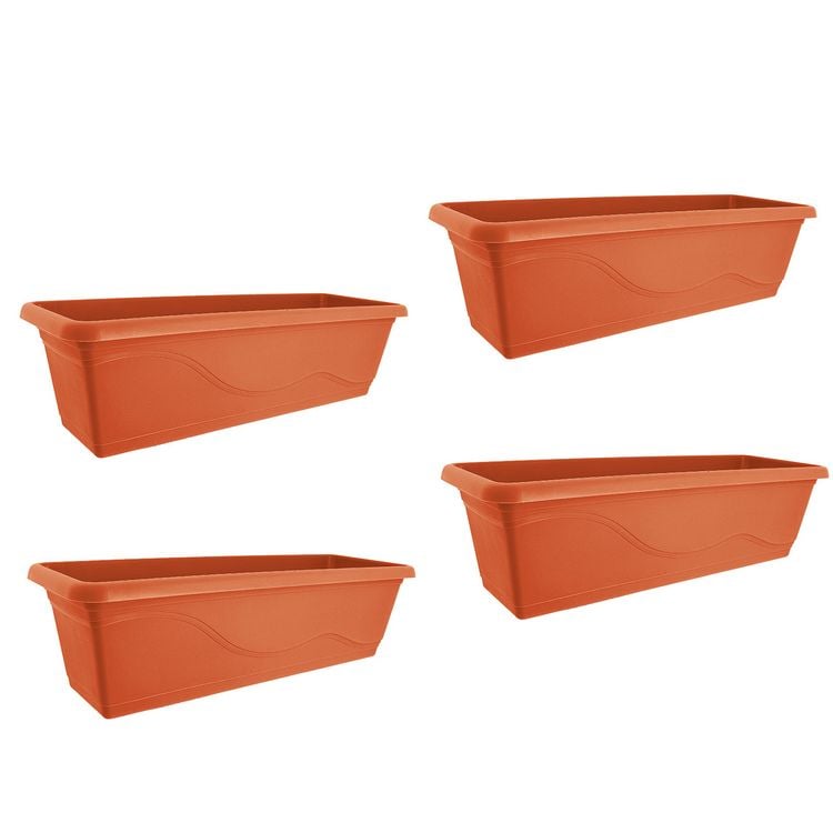 Produktbild: HTI-Living Blumenkasten mit Wasserspeicher 60 cm 4er Set