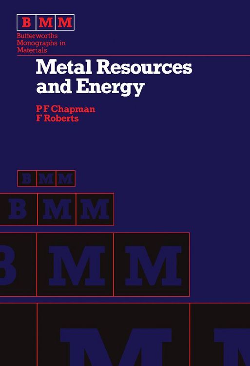 Produktbild: Metal Resources and Energy