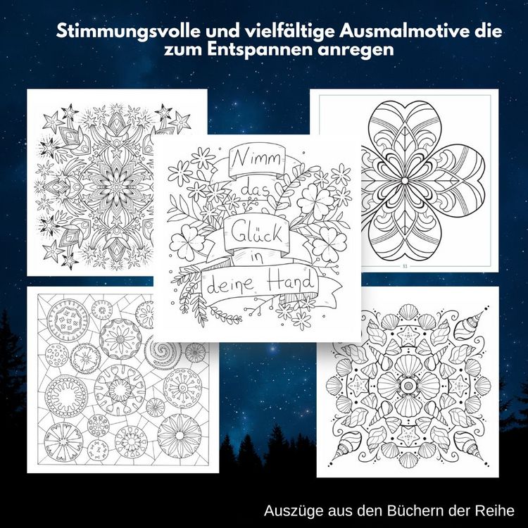 Produktbild: Ich w&uuml;nsche dir ... leuchtende Sterne in dunkler Nacht