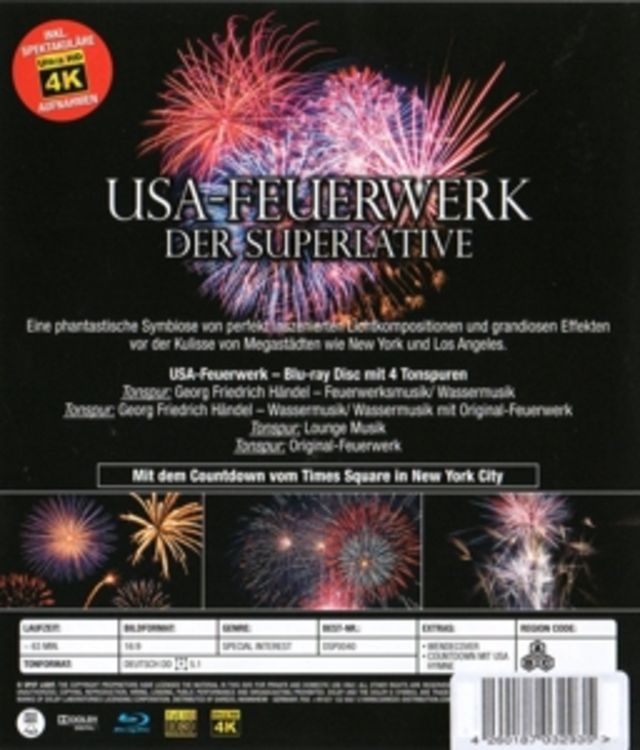 USA-Feuerwerk Der Superlative