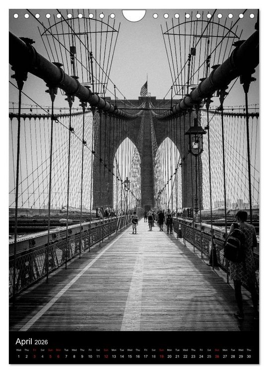 Produktbild: New York City (Wall Calendar 2026 DIN A4 portrait), CALVENDO 12 Month Wall Calendar