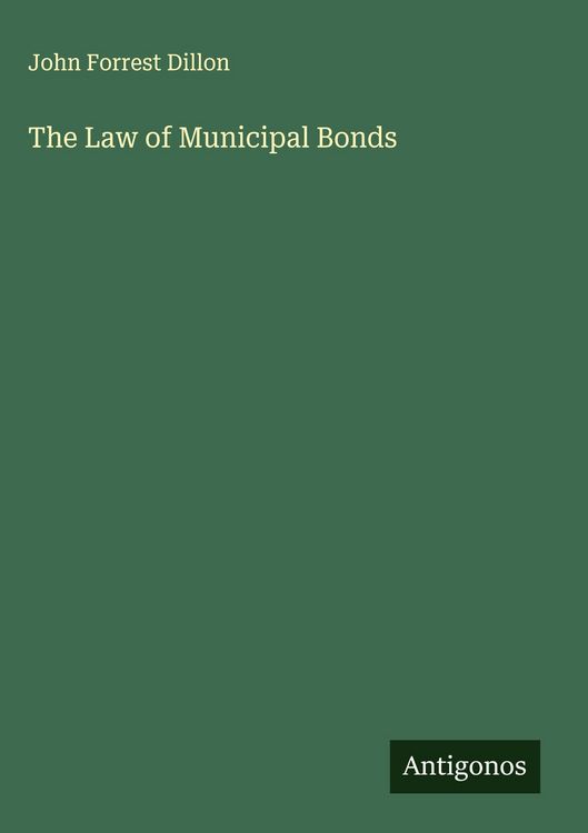 Produktbild: The Law of Municipal Bonds