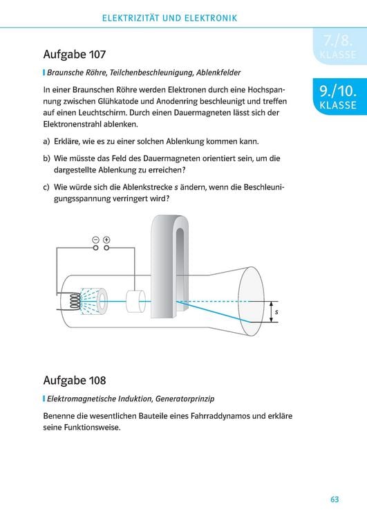 Produktbild: Klett 200 Physik&uuml;bungen wie in der Schule Klasse 7 - 10