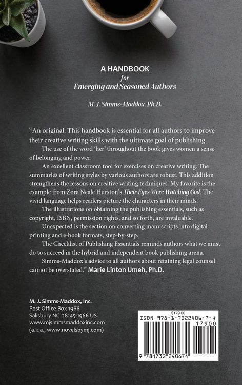 Produktbild: A Handbook for Emerging and Seasoned Authors