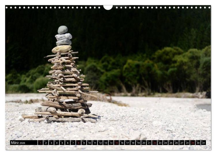 Produktbild: Land Art - Natur und Kunst (Wandkalender 2026 DIN A3 quer), CALVENDO Monatskalender