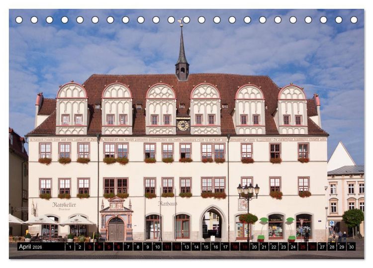 Produktbild: Naumburg - Kleinod an der Saale (Tischkalender 2026 DIN A5 quer), CALVENDO Monatskalender