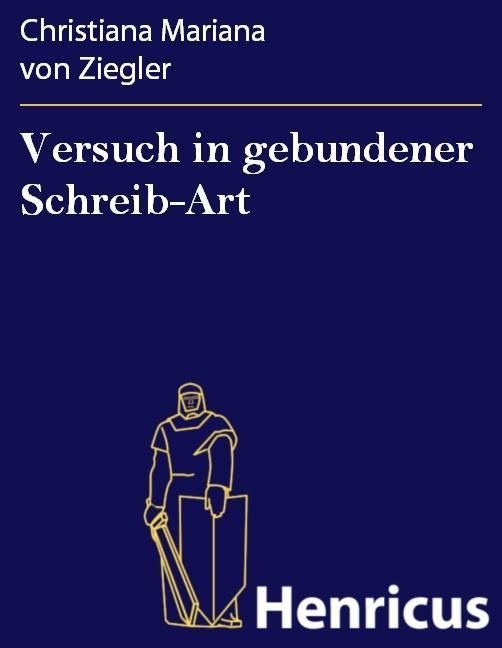 Produktbild: Versuch in gebundener Schreib-Art