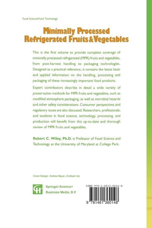Produktbild: Minimally Processed Refrigerated Fruits & Vegetables