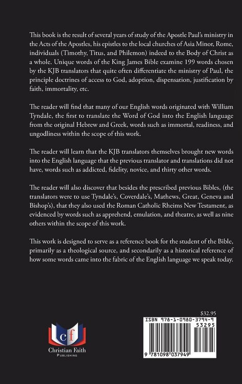 Produktbild: Unique Words of the King James Bible