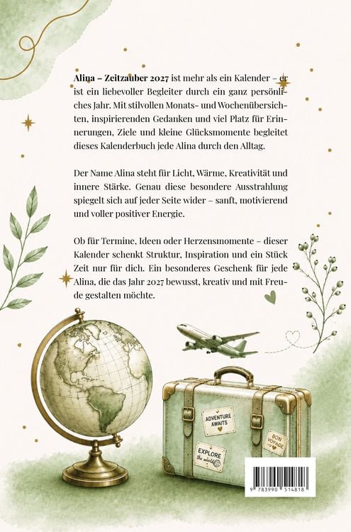 Produktbild: Alina Kalender 2027 - Zeitzauber