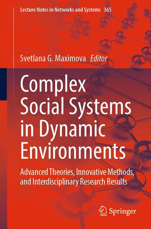 Produktbild: Complex Social Systems in Dynamic Environments