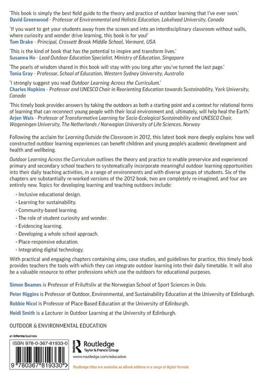 Produktbild: Outdoor Learning Across the Curriculum