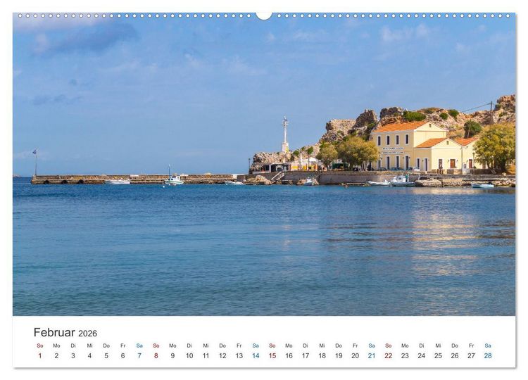 Produktbild: Leros - die Insel der G&ouml;ttin Artemis (hochwertiger Premium Wandkalender 2026 DIN A2 quer), Kunstdruck in Hochglanz