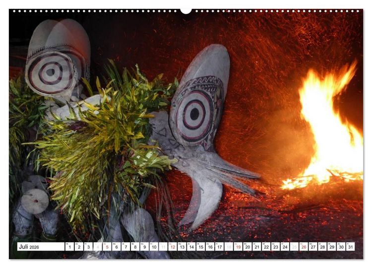 Produktbild: Papua-Neuguinea Geheimnisvolle Inselwelt (Wandkalender 2026 DIN A2 quer), CALVENDO Monatskalender