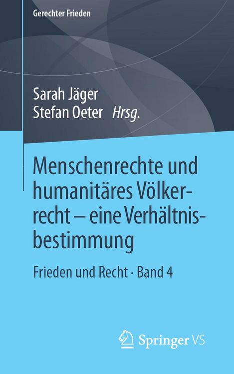 Produktbild: Menschenrechte und humanit&auml;res V&ouml;lkerrecht - eine Verh&auml;ltnisbestimmung
