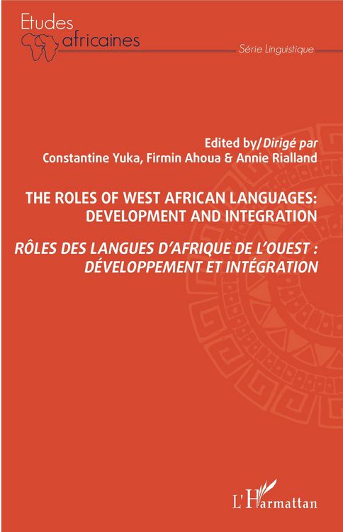 Produktbild: Roles des langues d'Afrique de l'Ouest : developpement et integration