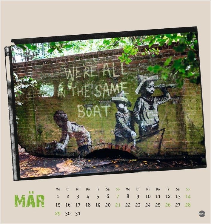 Produktbild: Banksy Postkartenkalender 2027