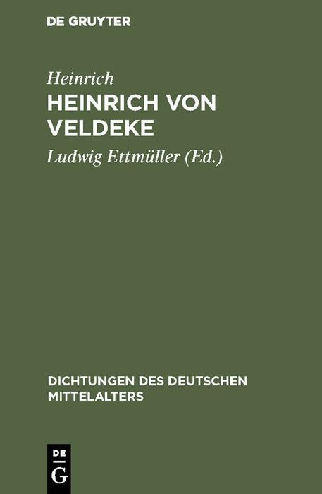 Produktbild: Heinrich von Veldeke
