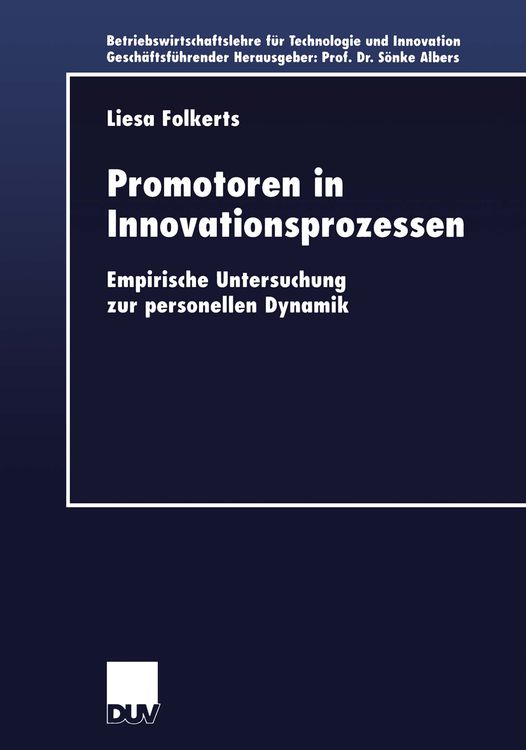 Produktbild: Promotoren in Innovationsprozessen