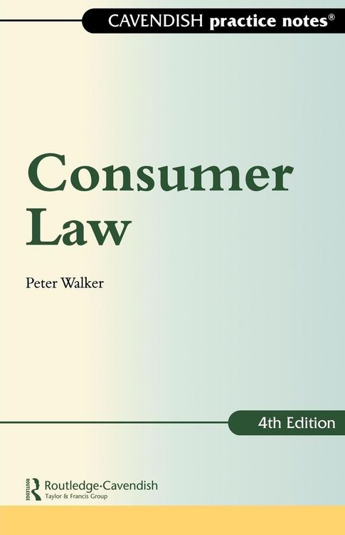 Produktbild: Practice Notes on Consumer Law