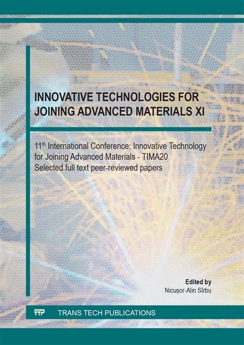 Produktbild: Innovative Technologies for Joining Advanced Materials XI