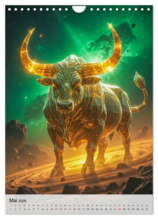Produktbild: Der Mythos der Sternenzeichen - Sternenwesen des Zodiaks (Wandkalender 2026 DIN A4 hoch), CALVENDO Monatskalender