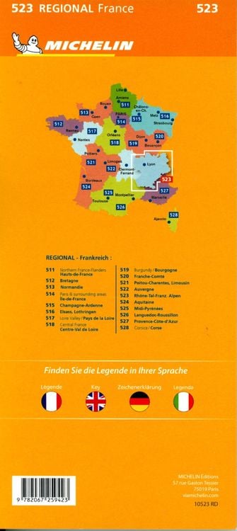 Produktbild: Michelin Rhonetal - Franz&ouml;siche Alpen