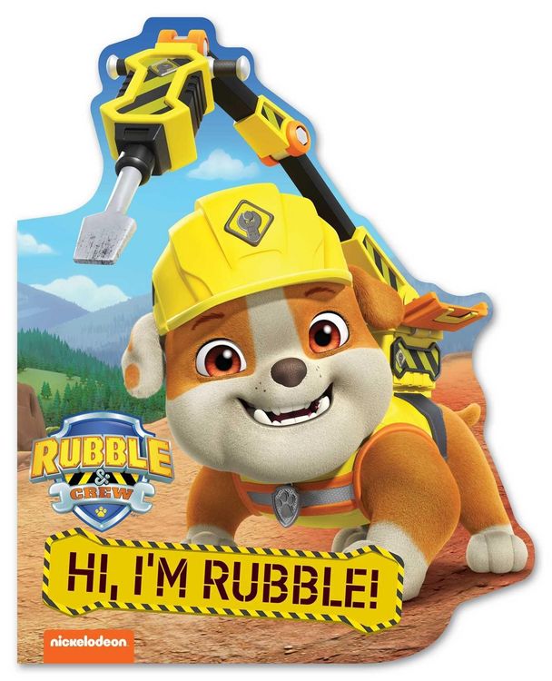 Produktbild: Rubble & Crew: Hi, I'm Rubble! (a Nickelodeon Paw Patrol Family, Construction, and Building Board Book for Ages 1-5)