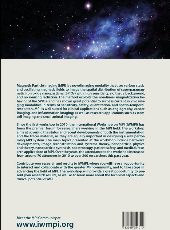 Produktbild: 4th International Workshop on Magnetic Particle Imaging (IWMPI 2014)