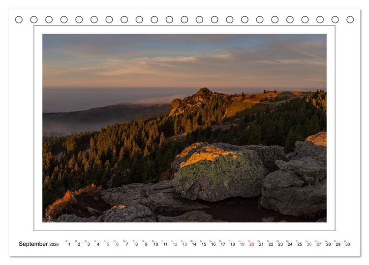 Produktbild: Rund um den Gro&szlig;en Arber (Tischkalender 2026 DIN A5 quer), CALVENDO Monatskalender