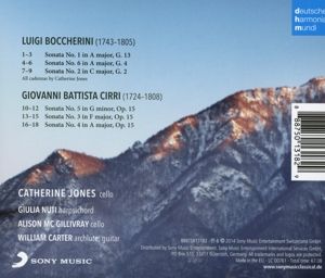 Produktbild: Jones, C: Boccherini & Cirri: Cello Sonatas
