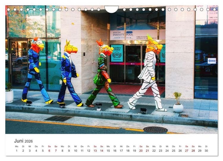 Produktbild: Busan - Hafenstadt in S&uuml;dkorea (Wandkalender 2026 DIN A4 quer), CALVENDO Monatskalender