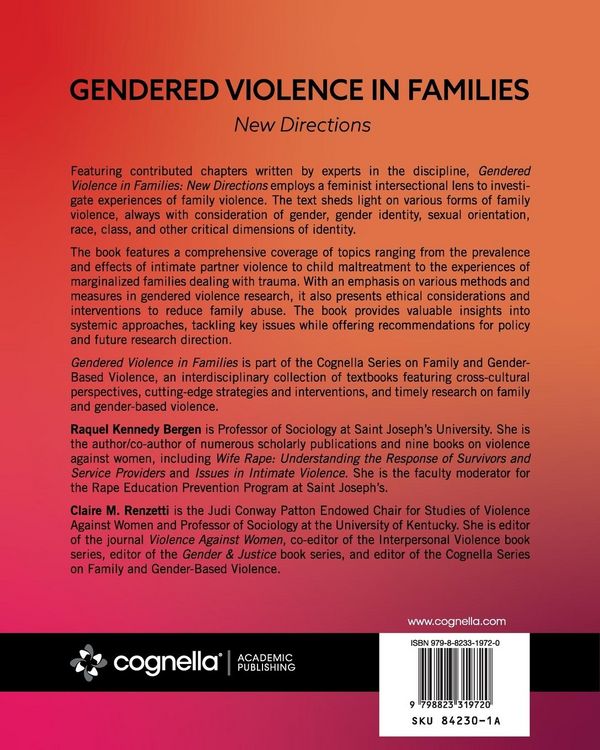 Produktbild: Gendered Violence in Families