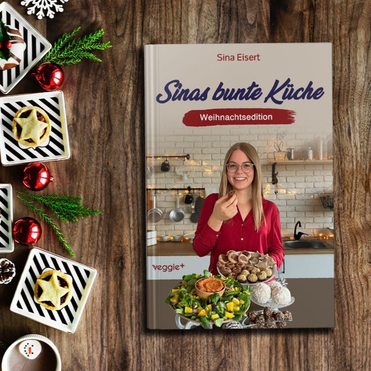 Produktbild: Sinas bunte K&uuml;che - vegan und zuckerfrei (Weihnachtsedition)