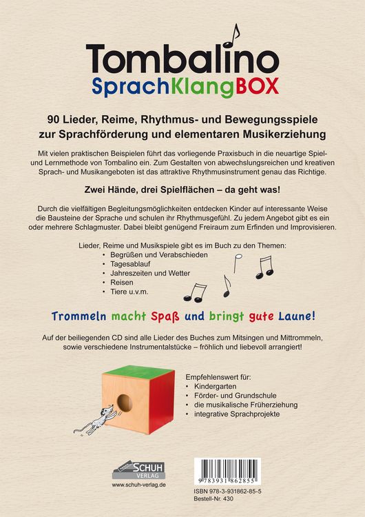 Produktbild: Tombalino SprachKlangBOX (Praxishandbuch mit CD)