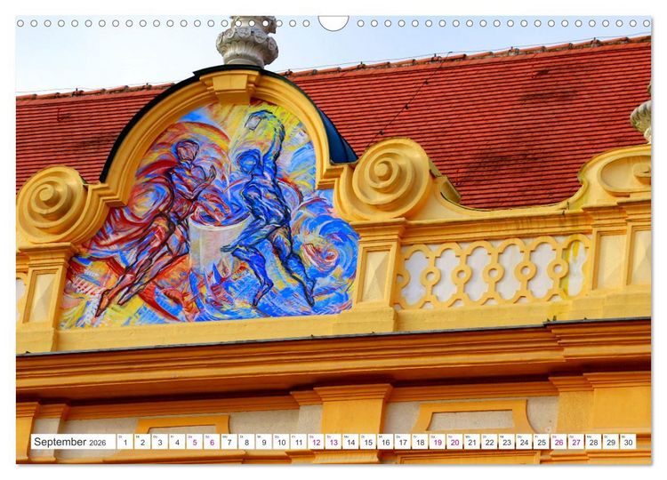 Produktbild: Ansichten vom Stift in Melk (Wandkalender 2026 DIN A3 quer), CALVENDO Monatskalender