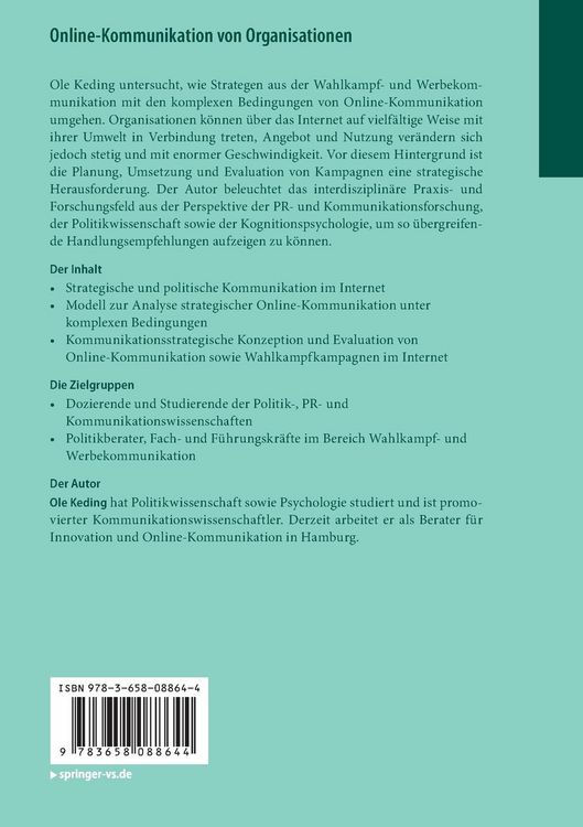 Produktbild: Online-Kommunikation von Organisationen