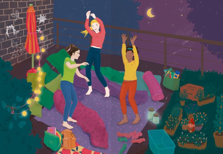 Produktbild: Leles Geheimclub, Band 2: &Uuml;bernachtungsparty bei den Queens