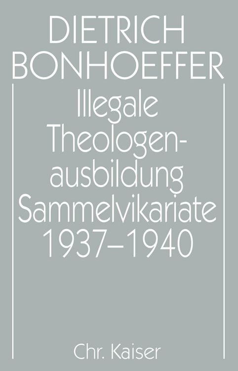 Produktbild: Illegale Theologenausbildung: Sammelvikariate 1937-1940