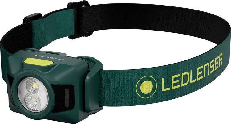 Produktbild: Ledlenser HF4R Forest Green LED Stirnlampe akkubetrieben, batteriebetrieben 650lm 3h 503305