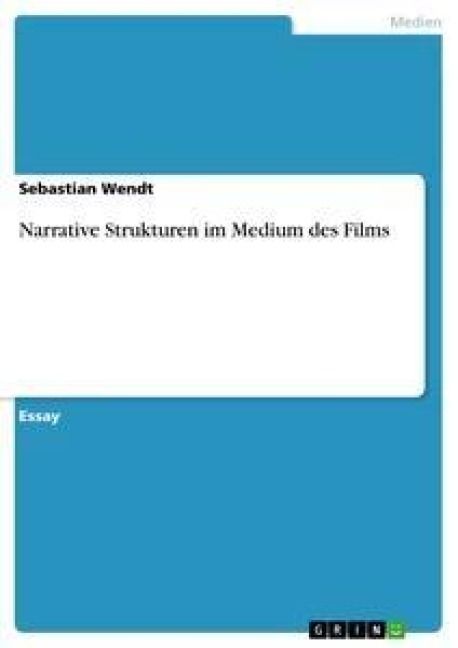 Produktbild: Narrative Strukturen im Medium des Films