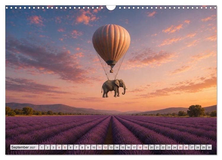 Produktbild: Eine Reise getragen von Träumen (Wandkalender 2027 DIN A3 quer), CALVENDO Monatskalender