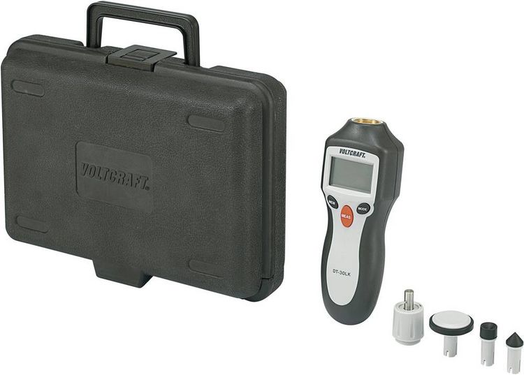 Produktbild: VOLTCRAFT DT-30LK Drehzahlmesser mechanisch, optisch 2 - 20000 U/min 2 - 200000 U/min