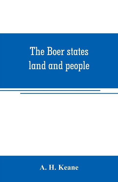 Produktbild: The Boer states; land and people