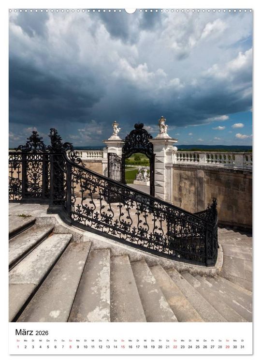 Produktbild: Schloss Hof &ndash; Die Perle unter den Marchfeldschl&ouml;ssern (Wandkalender 2026 DIN A2 hoch), CALVENDO Monatskalender