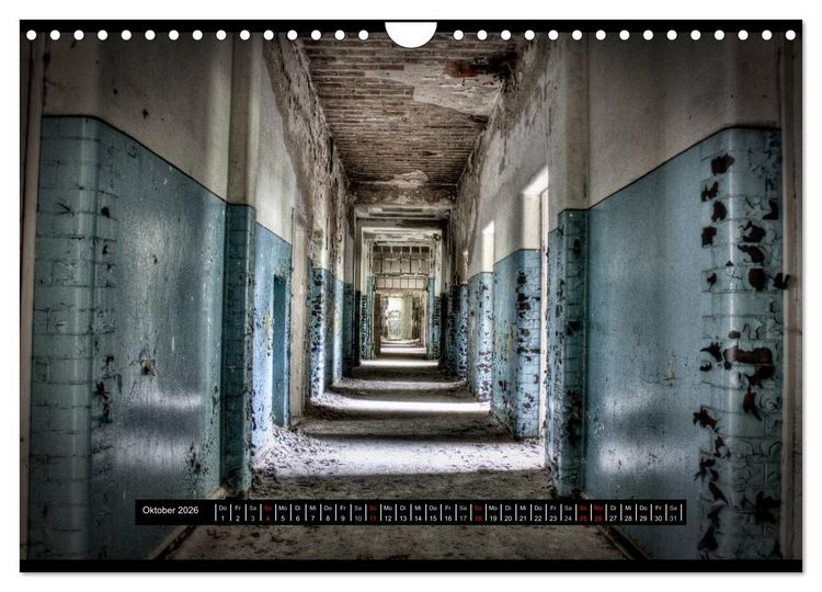 Produktbild: Lost Places, Vergessene Orte / AT-Version (Wandkalender 2026 DIN A4 quer), CALVENDO Monatskalender
