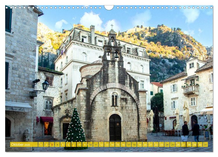 Produktbild: Kotor - Juwel der Adria und UNESCO-Welterbe in Montenegro (Wandkalender 2026 DIN A3 quer), CALVENDO Monatskalender