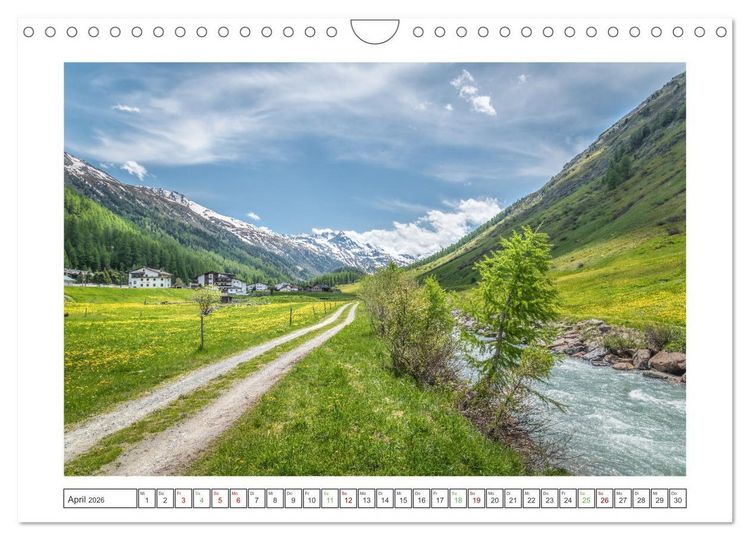 Produktbild: Sommer in den Bergen (Wandkalender 2026 DIN A4 quer), CALVENDO Monatskalender
