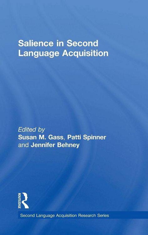 Produktbild: Salience in Second Language Acquisition